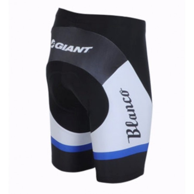 2013 Blanco Giant Fietsshirt Korte mouw+Korte fietsbroeken met zeem Kits blauw wit zwart 604