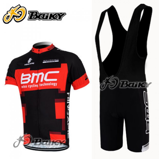 BMC Racing Team Fietspakken Fietsshirt Korte+Korte koersbroeken Bib rood zwart 4220