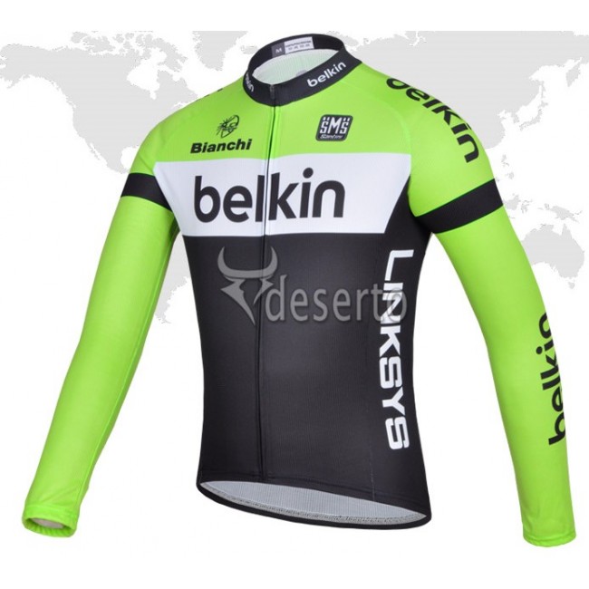 Belkin Pro Cycling Team Fietsshirt lange mouw 2014 857