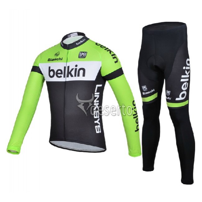 Belkin Fietspakken Fietsshirt lange mouw+lange fietsbroeken 2014 856