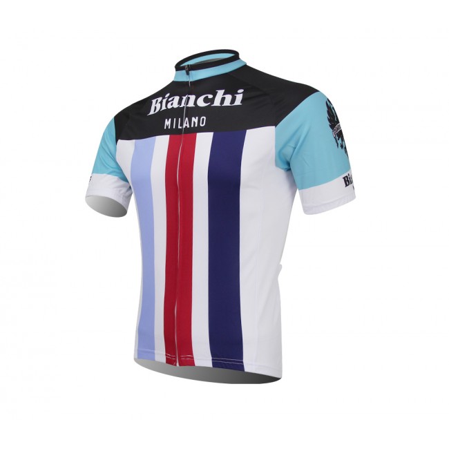 Bianchi 2014 Fietsshirt Korte mouw wit Red Blue 835