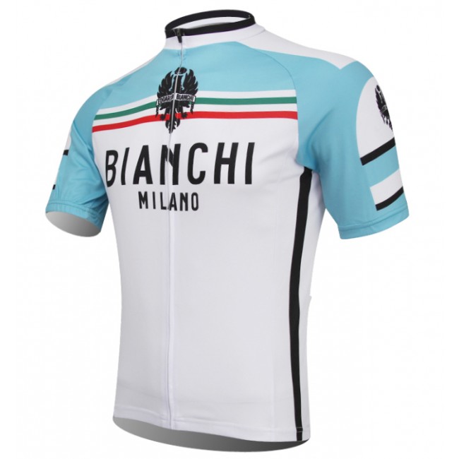 Bianchi 2014 Fietsshirt Korte mouw wit Blue 834