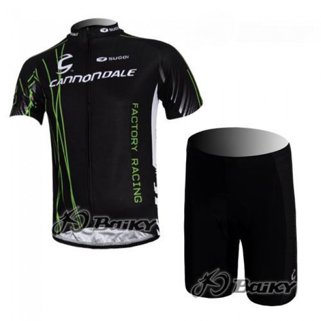 Cannondale Pro Team Fietsshirt Korte mouw Korte fietsbroeken met zeem Kits zwart 4063