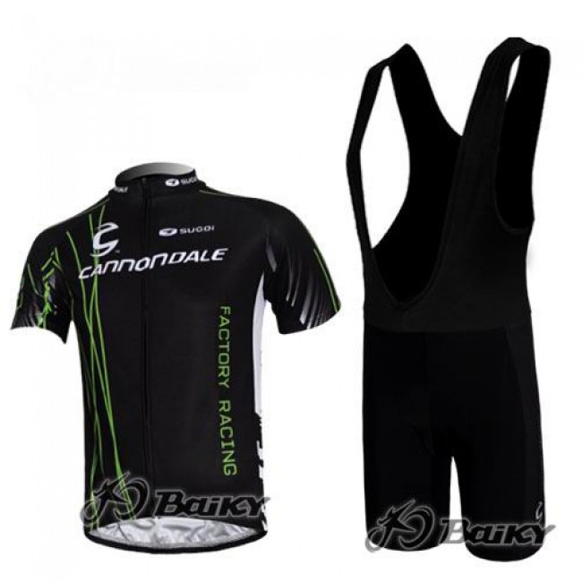 Cannondale Pro Team Fietsshirt Korte mouw Korte fietsbroeken Bib met zeem Kits zwart 4227