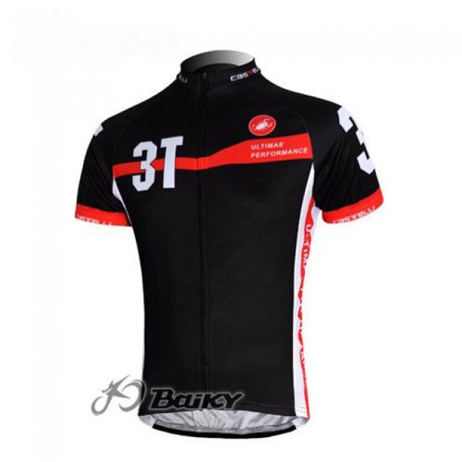 Castelli 3T Fietsshirt Korte mouw zwart 3884