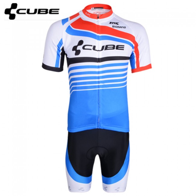 Cube 2014 Fietskleding Fietsshirt Korte Mouwen+Fietsbroek Korte zeem 944