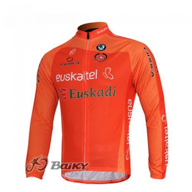 Euskaltel-Euskadi Pro Team Fietsshirt lange mouw roze 147