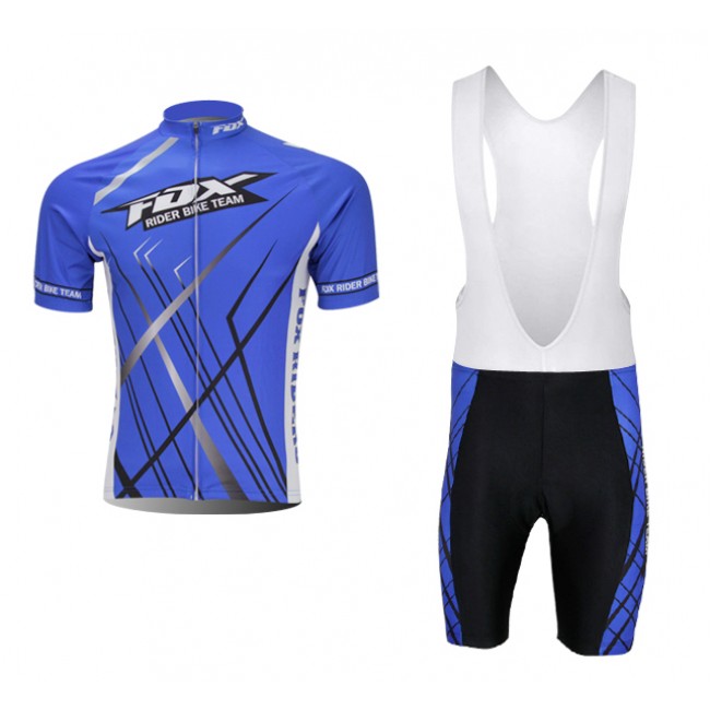 FOX 2014 Fietspakken Fietsshirt Korte+Korte koersbroeken Bib Blue 978