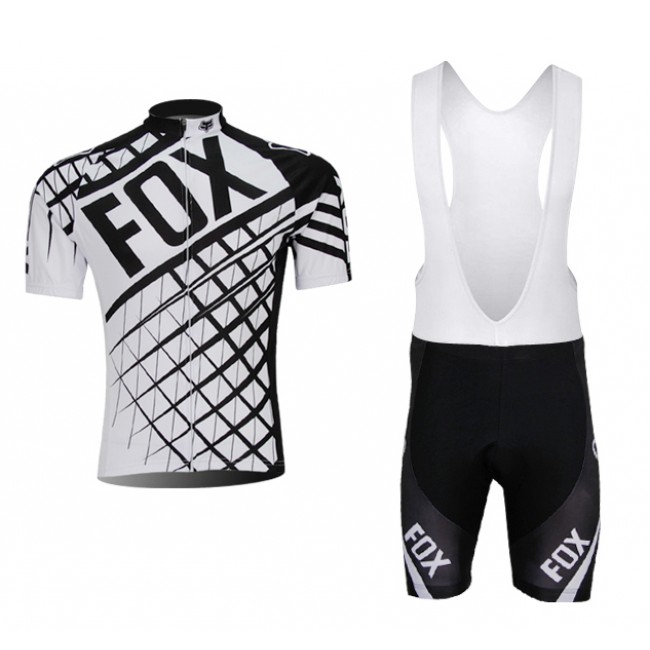 FOX 2014 Fietspakken Fietsshirt Korte+Korte koersbroeken Bib Grey 979