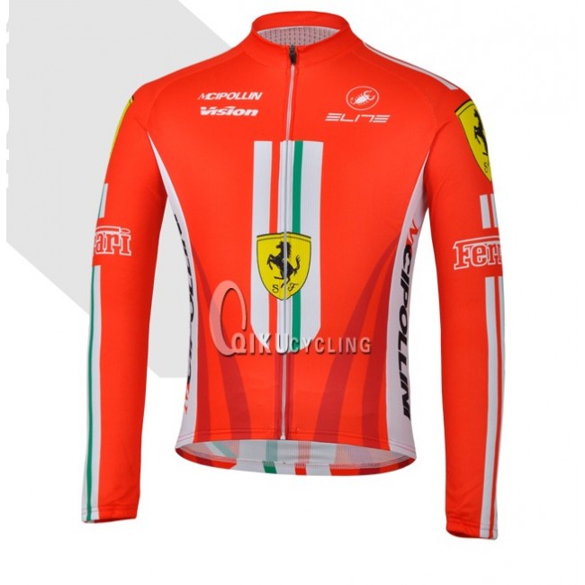 Ferrari Team Castelli Cipollini Fietsshirt lange mouw 4460