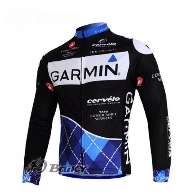 Garmin Cervelo Pro Team Fietsshirt lange mouw zwart 167