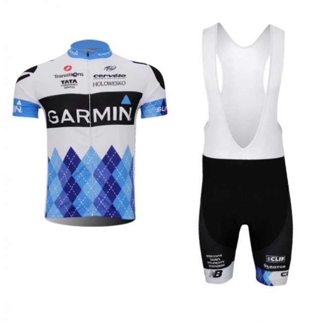 Garmin Sharp Barracuda 2014 Fietspakken Fietsshirt Korte+Korte koersbroeken Bib 1229