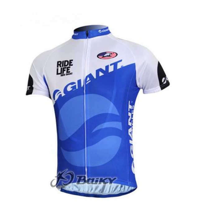 Giant Sram Pro Team Fietsshirt Korte mouw blauw wit 195