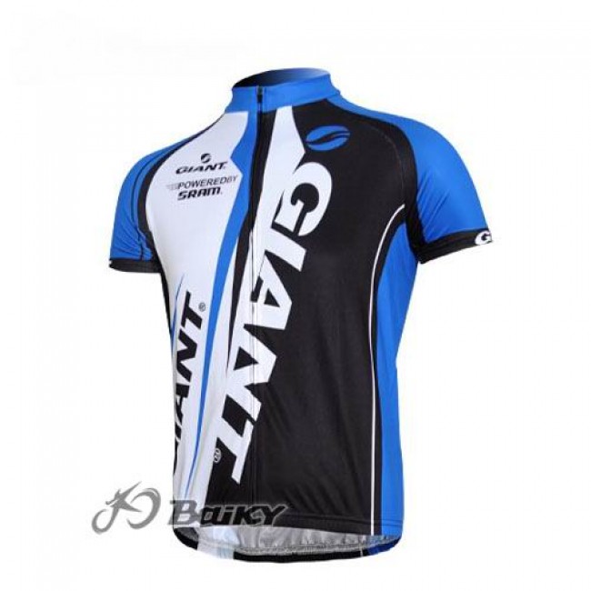 Giant Sram Pro Team Fietsshirt Korte mouw wit blauw zwart 3912