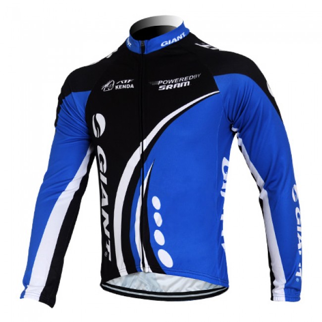 Giant kenda pro Fietsshirt lange mouw zwart blauw 196