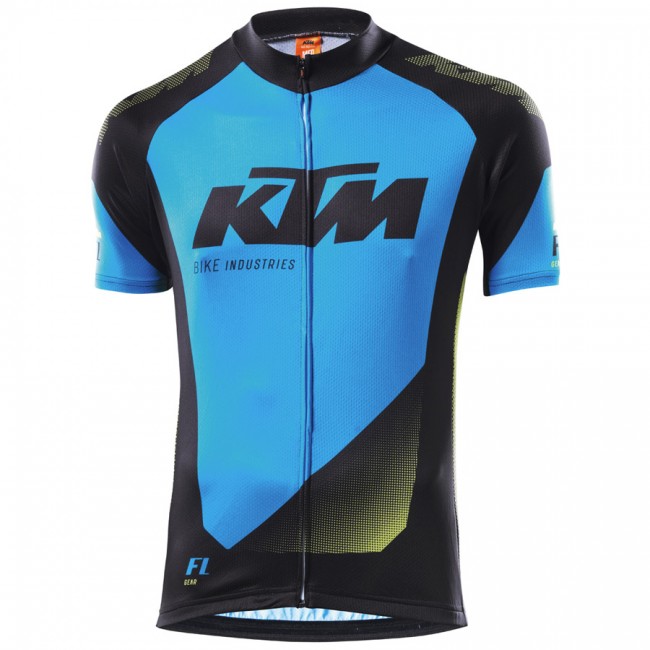 2016 KTM Factory Line 2 Fietsshirt Korte Mouw zwart blauw 2016036563