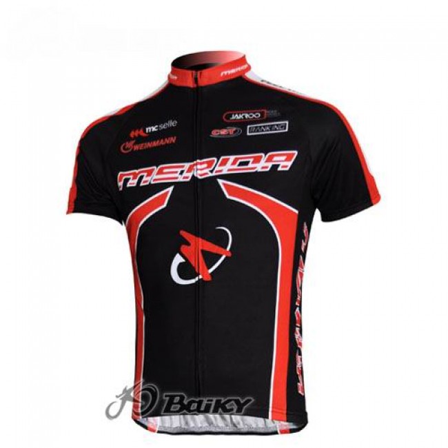 Merida Multivan Flex Stay Fietsshirt Korte mouw zwart rood 3920