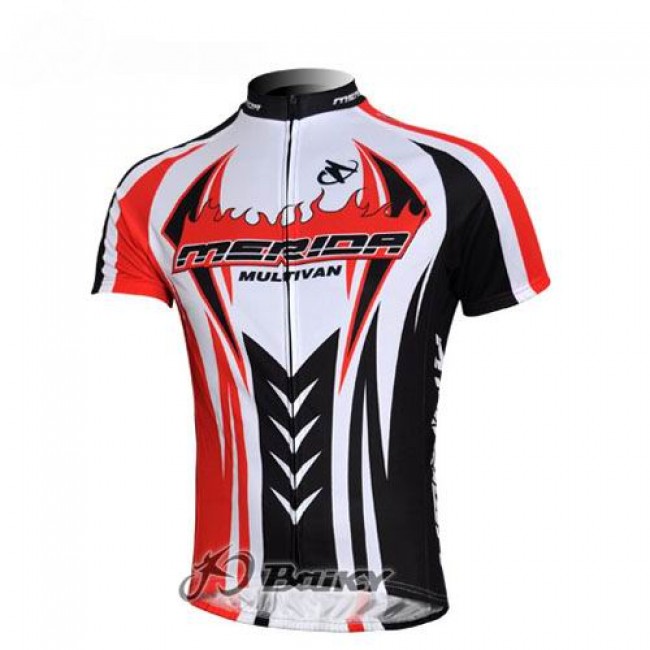 Merida Multivan Flex Stay Fietsshirt Korte mouw zwart rood 3918