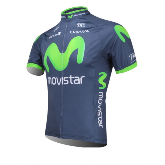 Movistar Team 2014 Fietsshirt Korte mouw 1127