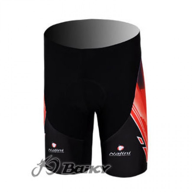 Nalini Pro Team Korte fietsbroeken met zeem rood zwart 4655