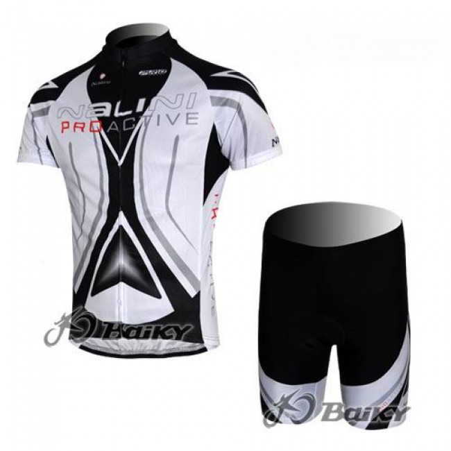 Nalini Pro Team Fietspakken Fietsshirt Korte+Korte fietsbroeken zeem wit 4120