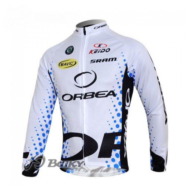 Orbea Pro Team Fietsshirt lange mouw wit 454