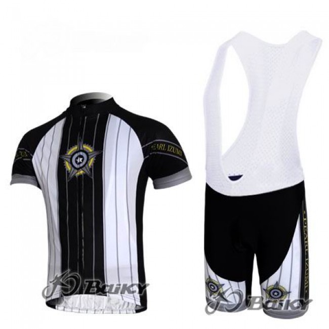 Pearl Izumi Pro Team Fietspakken Fietsshirt Korte+Korte koersbroeken Bib wit zwart 481