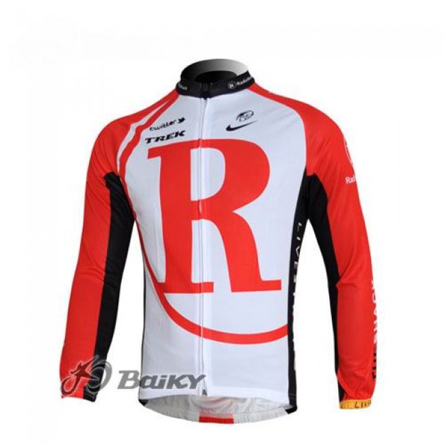 RadioShack Trek Fietsshirt lange mouw rood 496