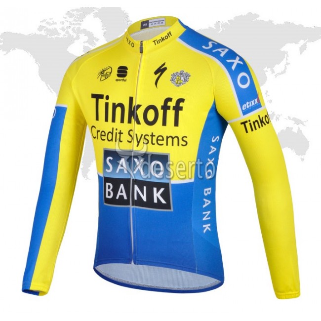 Saxo Bank Tinkoff 2014 Fietsshirt lange mouw 1316