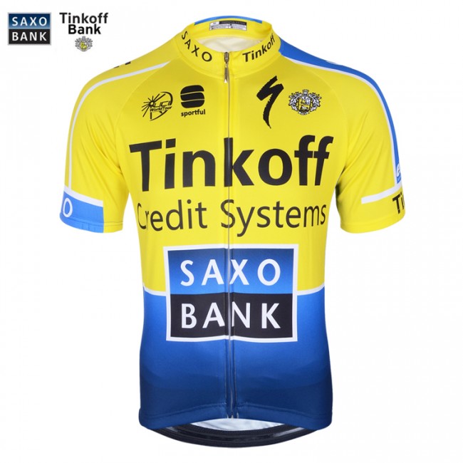 Saxo Bank Tinkoff 2014 Fietsshirt Korte mouw 1314
