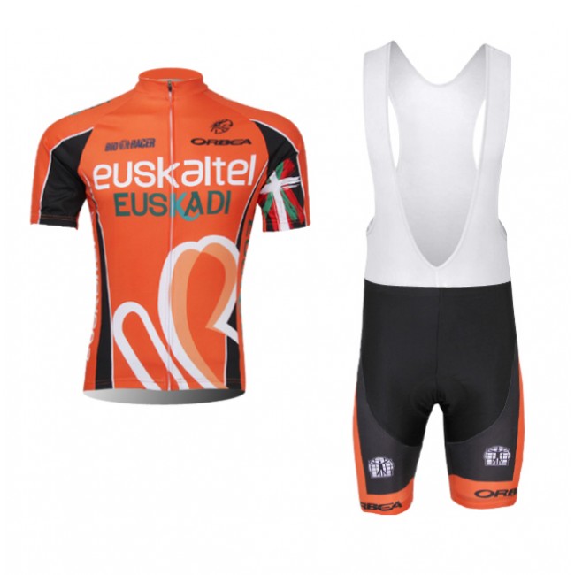 Team Euskaltel Euskadi 2014 Fietspakken Fietsshirt Korte+Korte koersbroeken Bib 1224