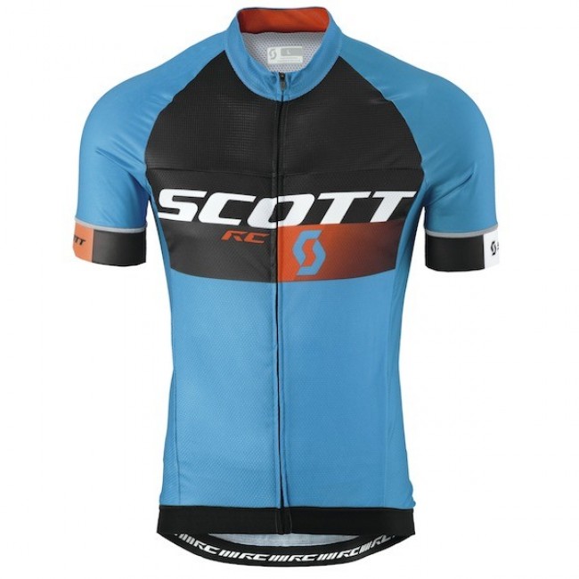 2015 Scott RC Pro zwart-blauw Fietsshirt Korte Mouwen 2256