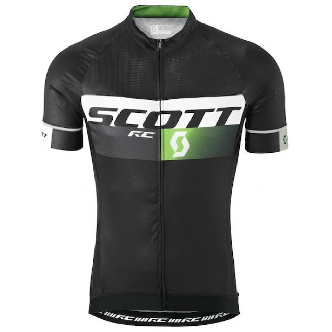 Scott RC Pro zwart-groen 2015 Fietsshirt Korte Mouwen 2255
