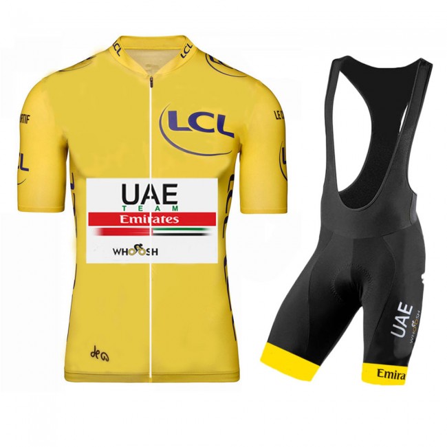 UAE EMIRATES 2020 Tour De France Polka Dot Fietskleding Fietsshirt Korte Mouw+Korte Fietsbroeken Bib 2058