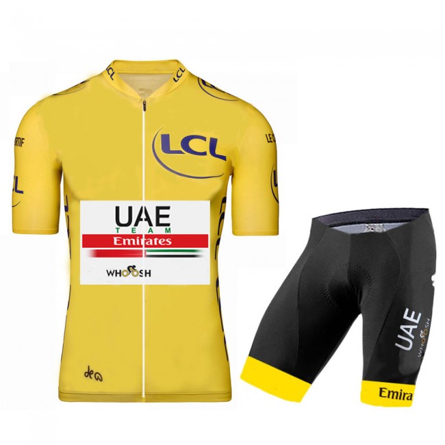 UAE EMIRATES 2020 Tour De France Polka Dot Fietskleding Fietsshirt Korte Mouw+Korte Fietsbroeken 2059