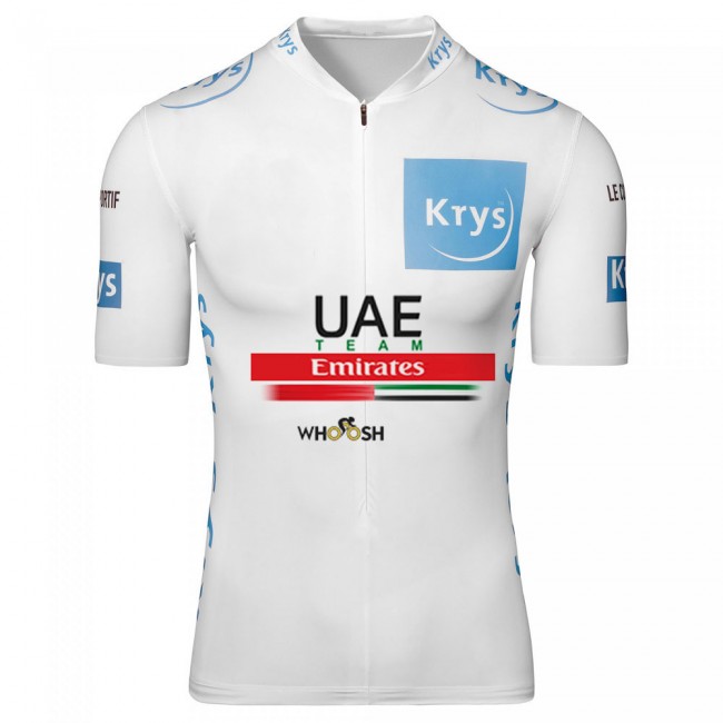 UAE EMIRATES 2020 Tour De France wit Fietskleding Fietsshirt Korte Mouw 2074