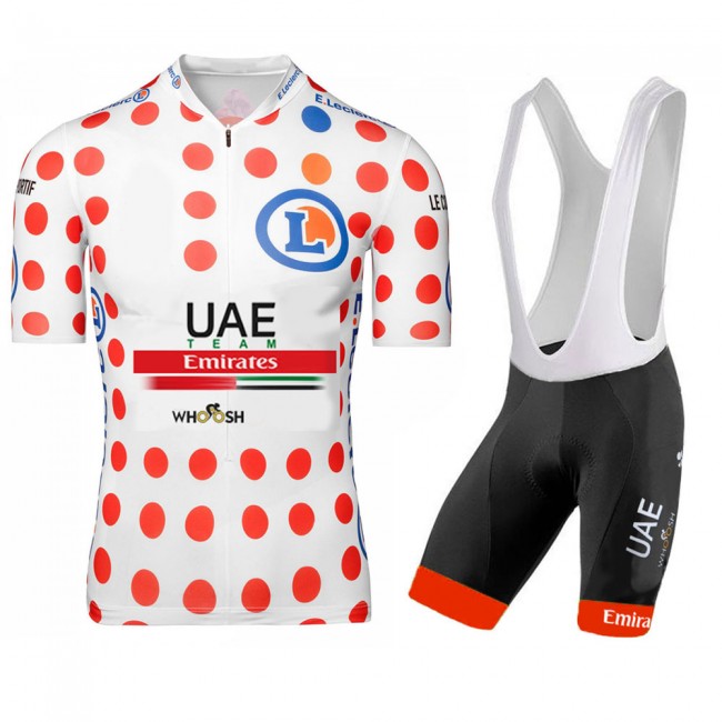 UAE EMIRATES 2020 Tour De France geel Fietskleding Wielershirt Korte Mouw+Korte Fietsbroeken Bib 2078