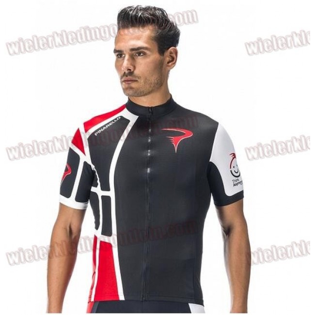 Pinarello Team Pro zwart Fietsshirt Korte Mouw 33nl10111