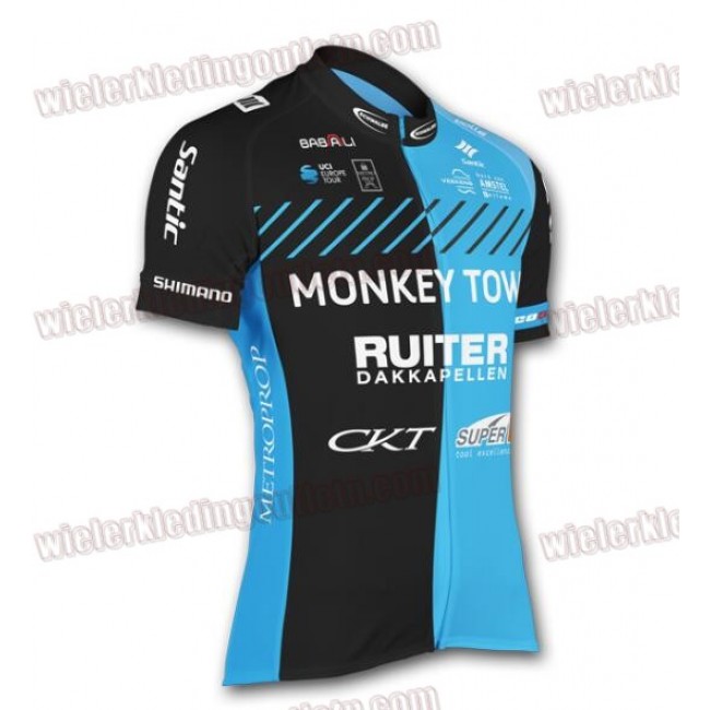 Monkey Town 2017 Fietsshirt Korte Mouw 33nl10113