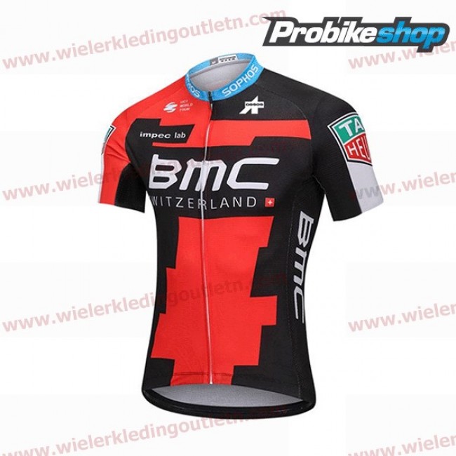 BMC Racing Team 2018 Fietsshirt Korte Mouw nl18a016