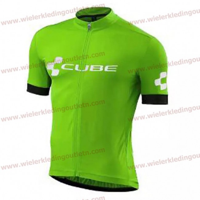 Cube 2018 groen Fietsshirt Korte Mouw nl18a025