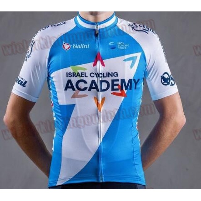 ISRAEL CYCLING ACADEMY blauw Fietsshirt Korte Mouw 33nl10026