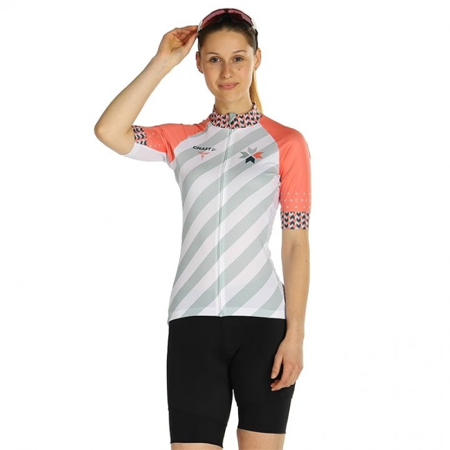 Dames CRAFT Specialiste Wielerkleding Wielershirt Korte Mouw+Korte Fietsbroeken Wit Rood BXA2O BXA2O