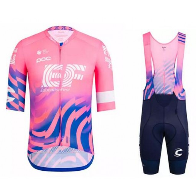 EF Education First Fietskleding Wielershirt Korte Mouw+Korte Fietsbroeken Bib 2020 NTNUU NTNUU