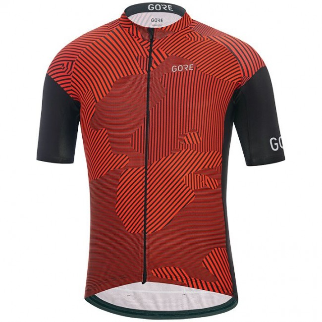 GORE WEAR GORE C3 Combat Fietsshirt Korte Mouw Zwart Rood E8Y4Q E8Y4Q