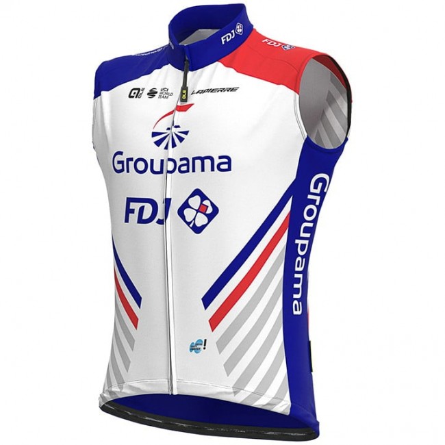 GROUPAMA-FDJ 2020 Fietsshirt Zonder Mouwen Zwart Geel 2SKOG 2SKOG