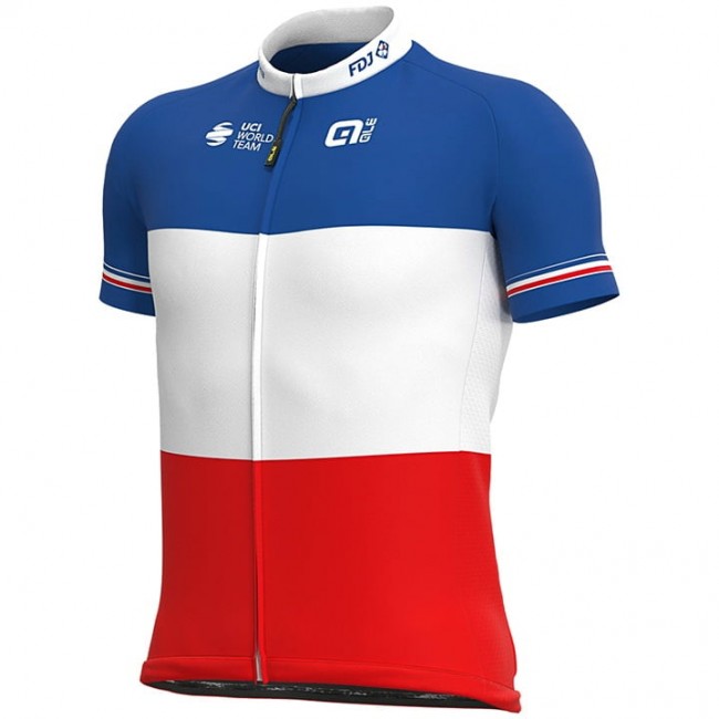 GROUPAMA-FDJ France Champion 2020 Fietsshirt Korte Mouw UMDSX UMDSX