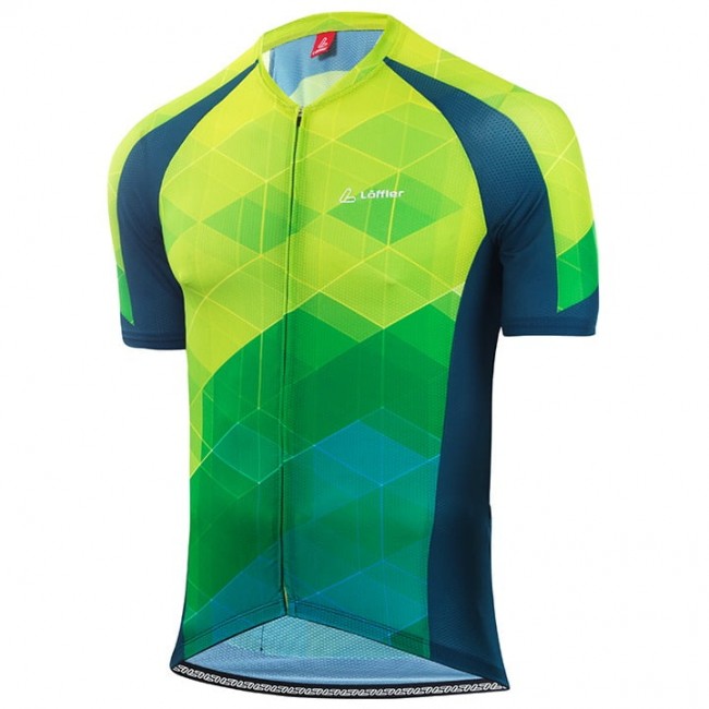 2020 LOFFLER Aero Fietsshirt Korte Mouw Groen ZX3DF ZX3DF