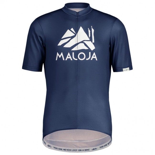 MALOJA SanetschM Fietsshirt Korte Mouw Blauw 8GZB4 8GZB4