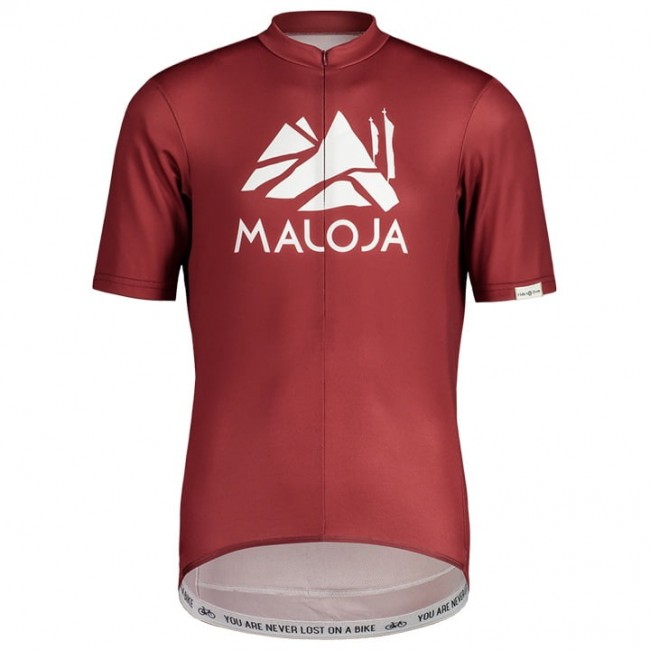 MALOJA SanetschM Fietsshirt Korte Mouw Rood OU12J OU12J